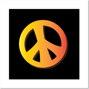 Peace Sign Symbol Hippie Posters and Art